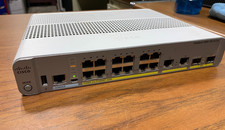 CISCO-8 Port Network IP Base Switch  WS-C3560CX-8XPD-S NO RACK EARS 