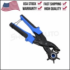 New For Leather Hole Punch Belt Holes 6 Sized Puncher Tool Duty Hand Pliers