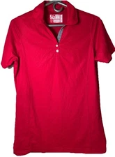 Chik-Fil-A Employee Female Girl Shirt Uniform Work Top Women's Size Medium Red
