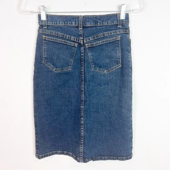 FALDA PENE VAQUERA FOREVER 21 CON ABERTURA FRONTAL RETRO AÑOS 90 Y2K MUJER XS Foto 3 de 4