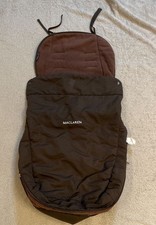Gebrauchter Maclaren Fußsack Braun Kinderwagen Zubehör Maclaren Kälteschutz P...