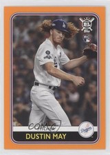 2020 Topps Big League Orange Dustin May #60 0j6