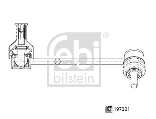 Febi Bilstein Koppelstange Stabilisator Vorderachse Rechts FüR Opel Corsa F P2JO-image