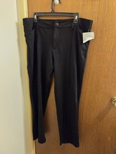  imperfections  Lee Riders Womens 16 M BLACK Slim Ankle Pants Partial New Tag