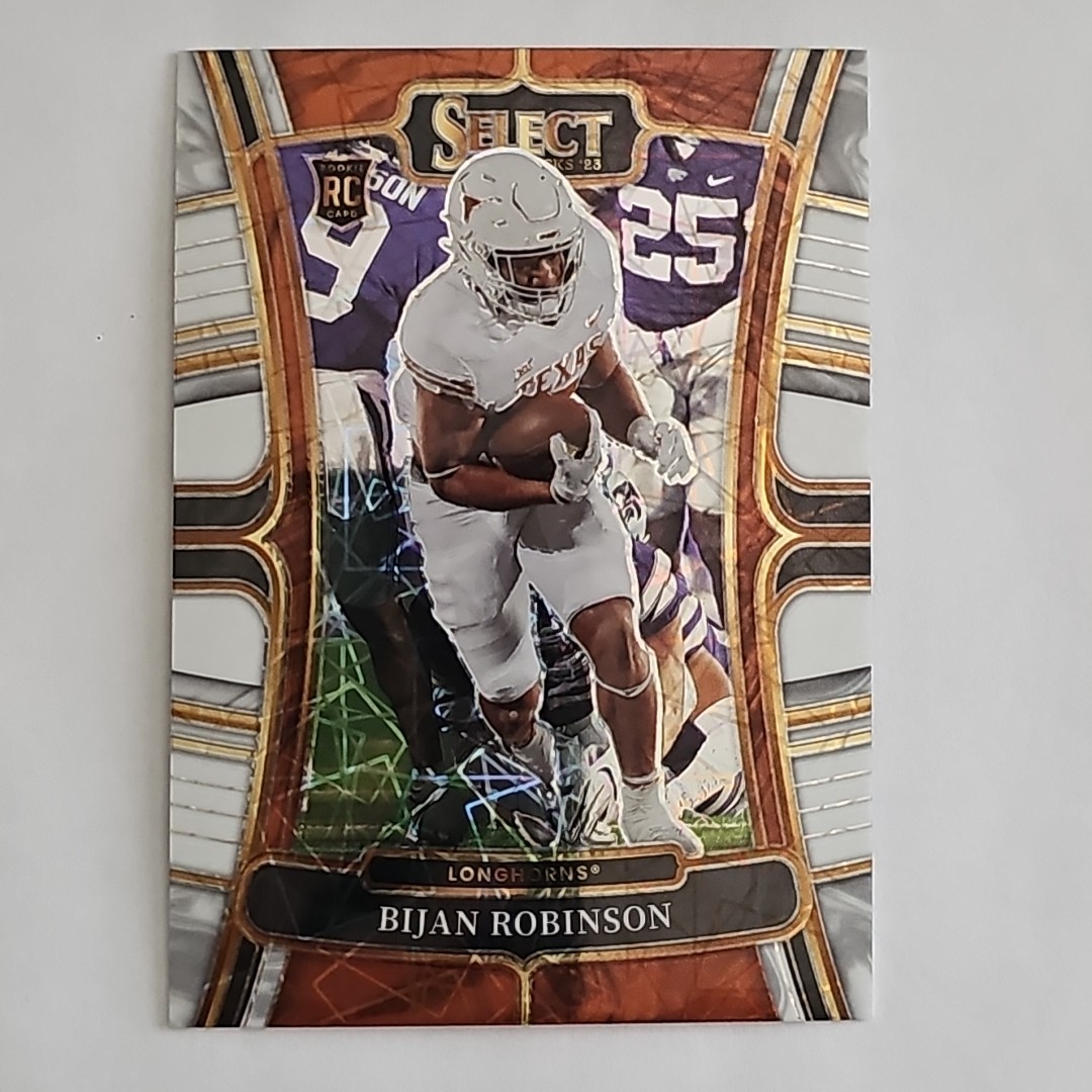2023 Panini Select Draft Picks - Concourse Bijan Robinson #9 Hyper Prizm (RC)