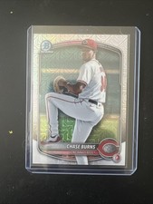 2025 Bowman Chrome Chase Burns Mojo Refractor Cincinnati Reds