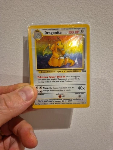 Mint Condition Dragonite First Edition