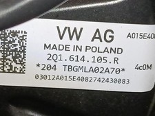2Q1614105R bremskraftverstärker SKODA SCALA NW1 1.5 TSI recrp2617327