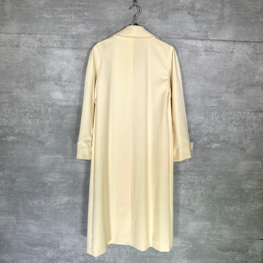 Céline 80s Vintage Gold Button Long Trench Coat, Size 42cm Céline 80s Vintage Gold Button Long Trench Coat, Size 42cm