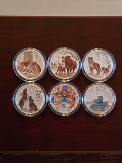 Australien Lunar III 1/2 oz Silber 2020 2025 coloriert incl. Aufbewahrungsbox