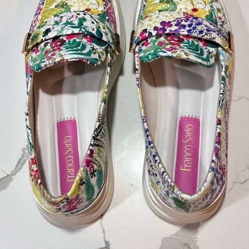 FRANCO SARTO | Scarpe mocassini slip on donna bianco Calinda punta mandorla zeppa 5M - Foto 4 di 13