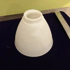 6” Antg.Diffuser Torchiere Milk Glass Waffle/Basketweave Lamp Shade 2.25” Fitter