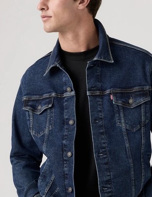 Levi's Men's Trucker Denim Jacket in Rinse Blue Size Medium New