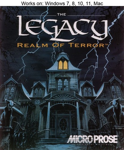 The Legacy: Realm of Terror PC Mac Game 1992 MicroProse Windows 10 11 ...