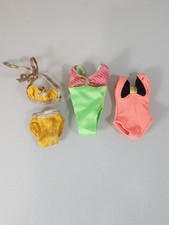 Vintage '90s Barbie Swimming Suit Lot of 3