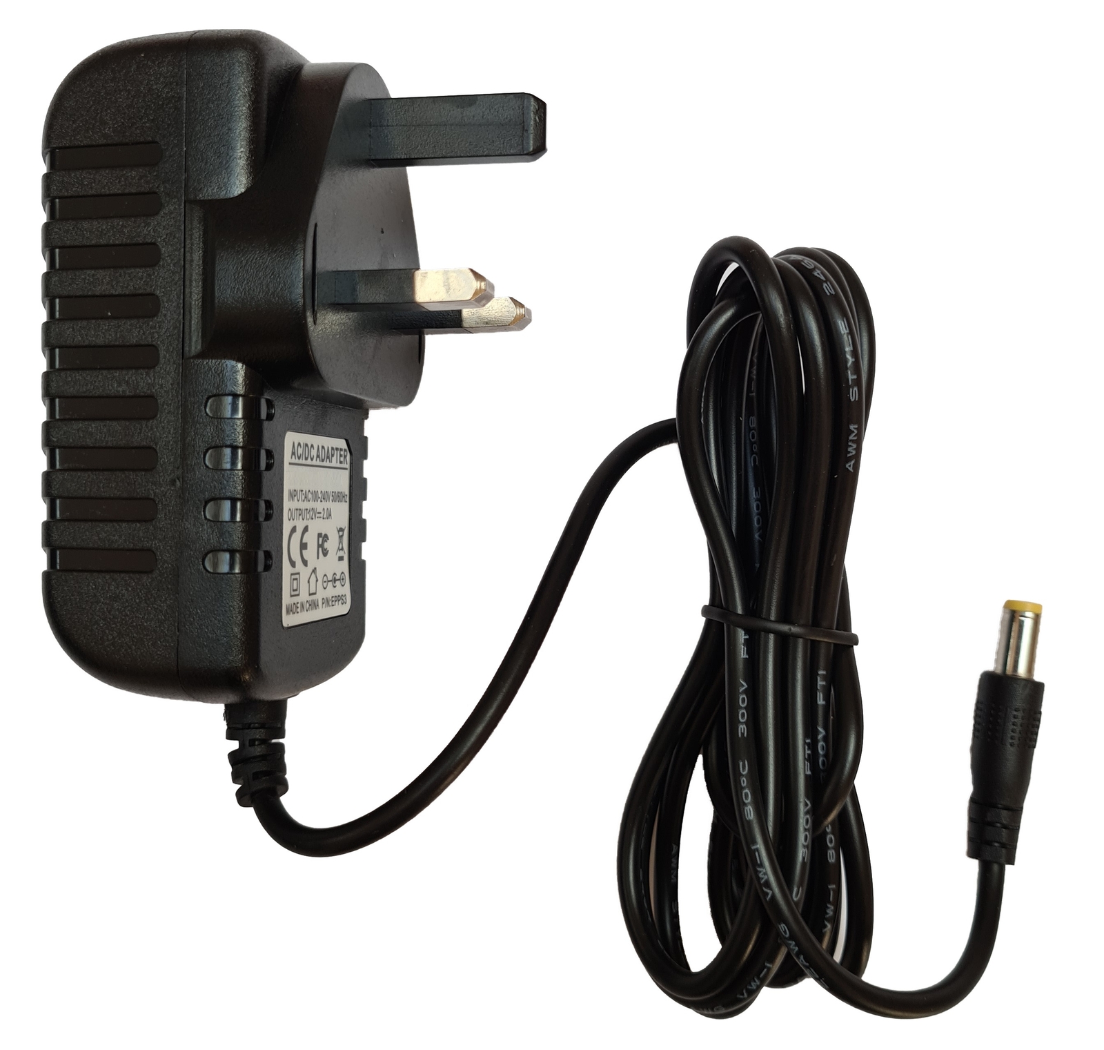 ROLAND RD-08 STAGE PIANO KEYBOARD POWER SUPPLY (2 METER) ADAPTER 12V