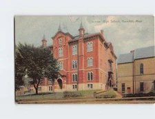 Postcard High School Haverhill Massachusetts USA