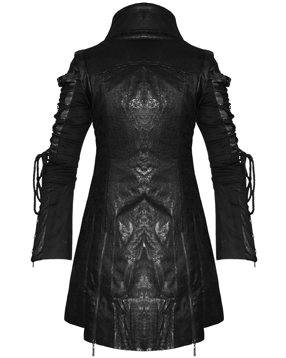 PUNK GOTHIC PUNK RAVE ロングコート ノースリーブ 黒色 PUNK GOTHIC PUNK RAVE ロングコート ノースリーブ 黒色