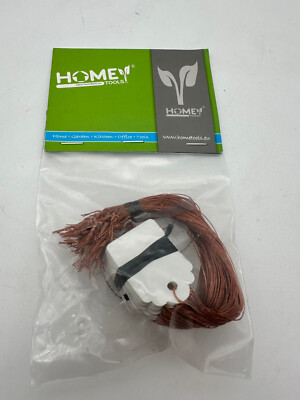 Home Tools 100 Etiketten mit Band  3,5 x 2,5cm Anhänger Weiß Geschenk Preis