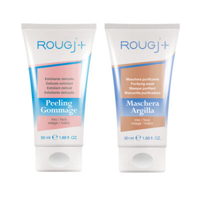 ROUGJ GESICHTSREINIGUNGSMASKE REINIGUNGSTON + SANFTES PEELING GOMMAG