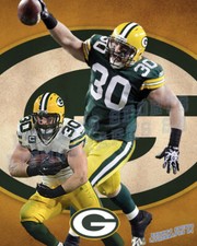 Green Bay Packers Lithograph print of John Kuhn