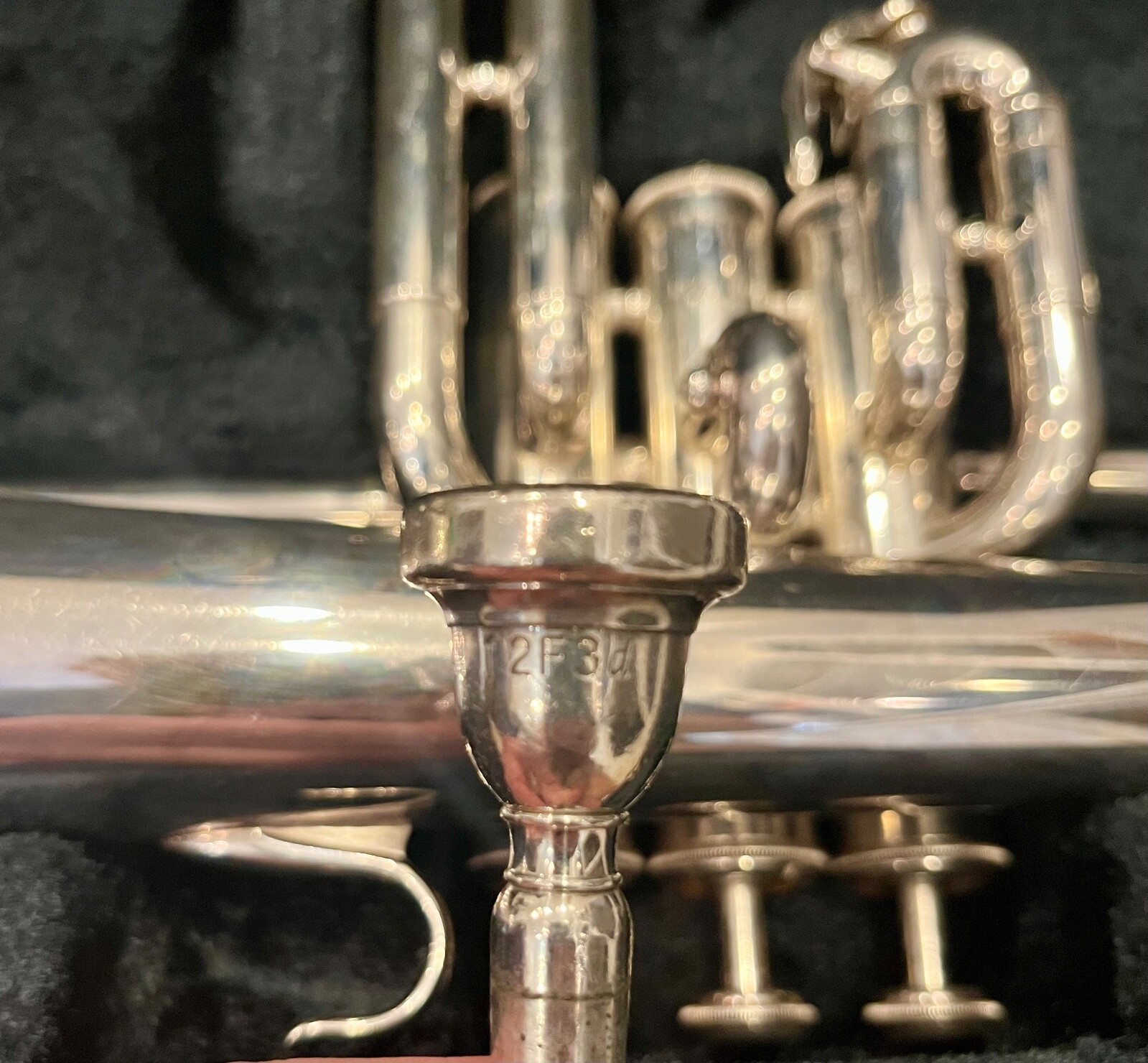 Yamaha YFH731 Professional Flugelhorn 2000s, Silver. With case and mouthpiece eBay