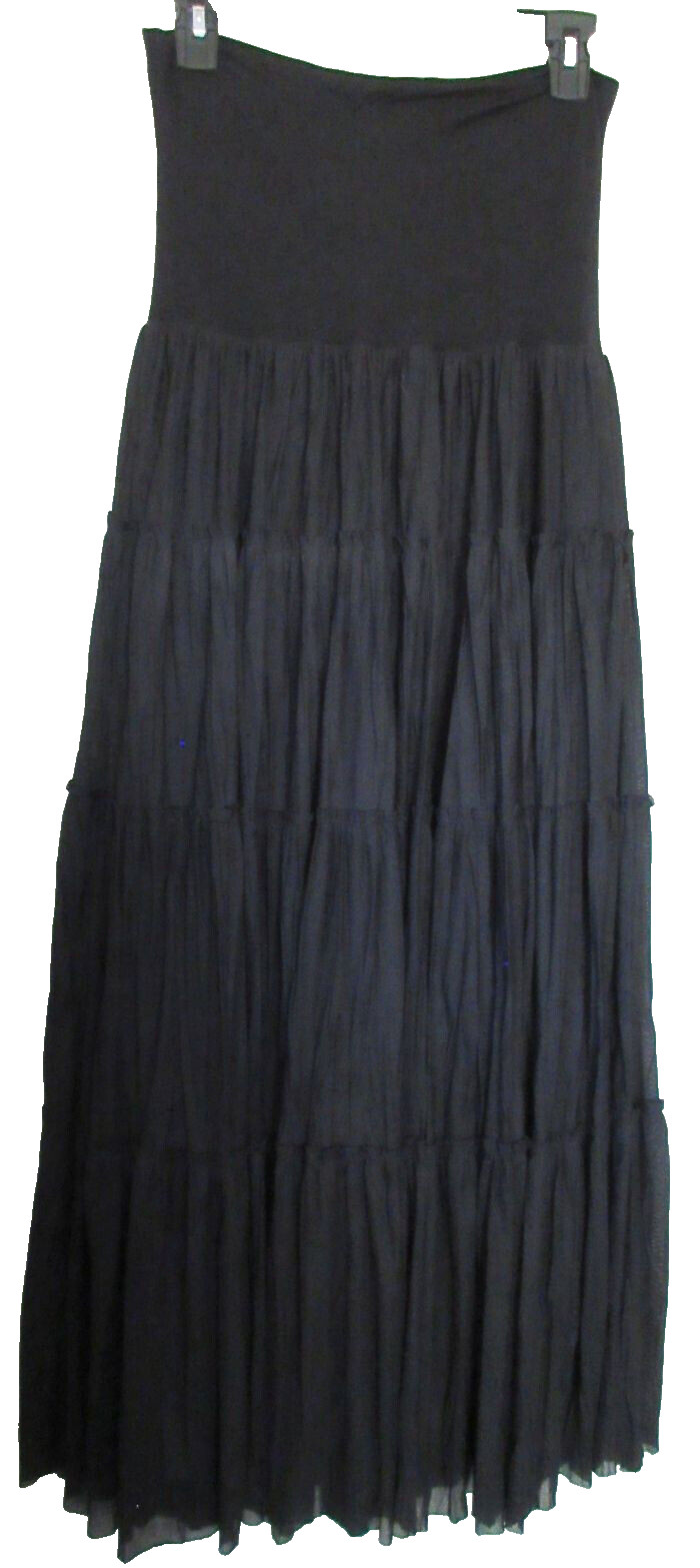Tiroi Black – Layered Viscose Blend Skirt main image 1