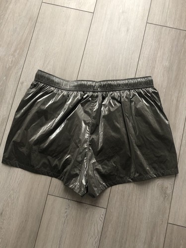 Asos Design Mens Swim Shorts In Silver Metallic SizeL Brand-new - Picture 4 of 8