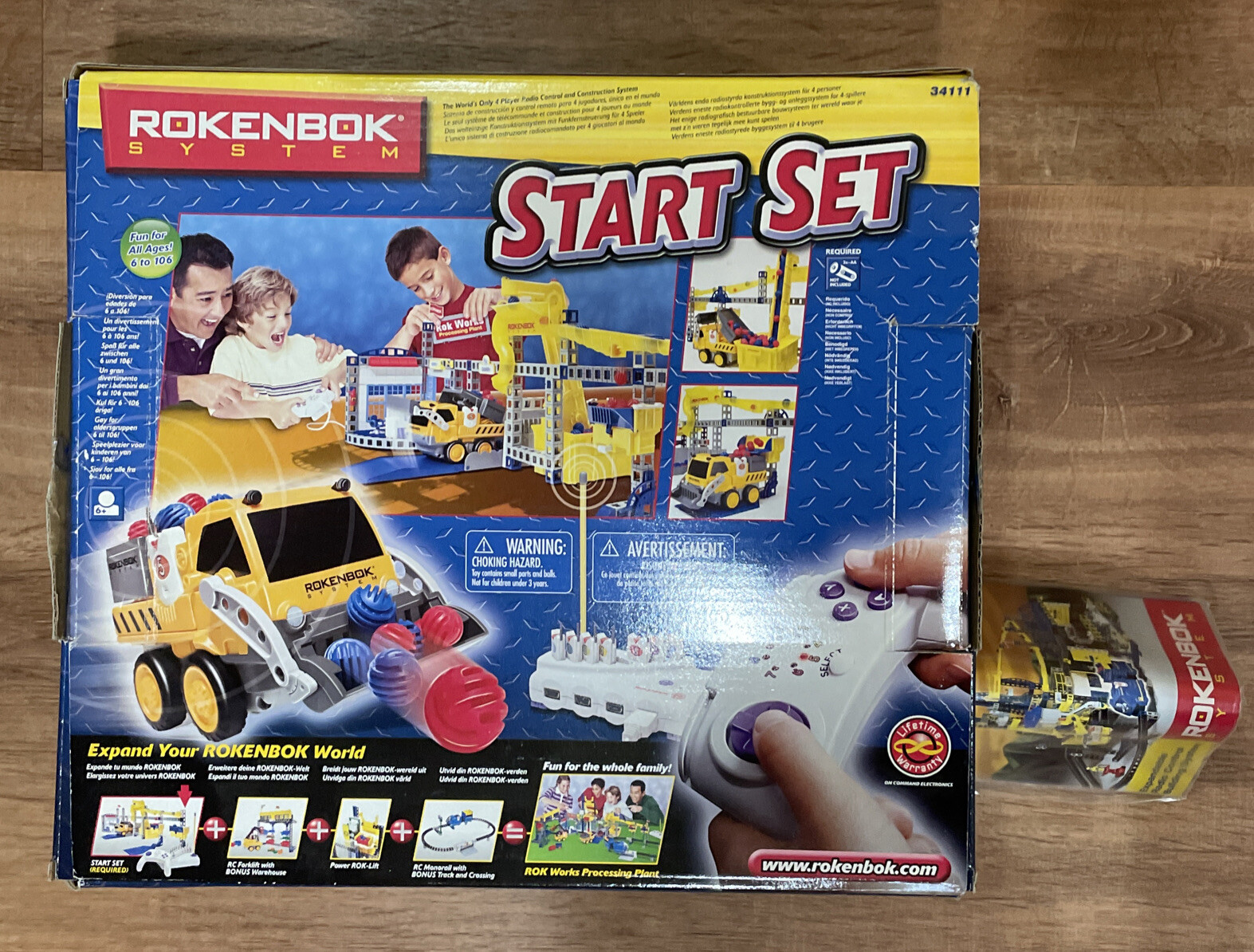 Rokenbok System Start Set 34111 in Box w Radio Control Center 2002 See