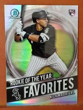 2021 Bowman Chrome ROY Favorites Refractors Nick Madrigal WHITE SOX