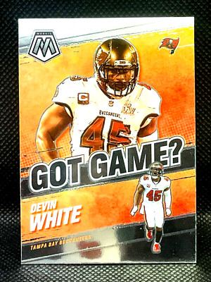 2021 Panini Mosaic Football - DEVIN WHITE - Got Game? Chrome Insert - BUCS
