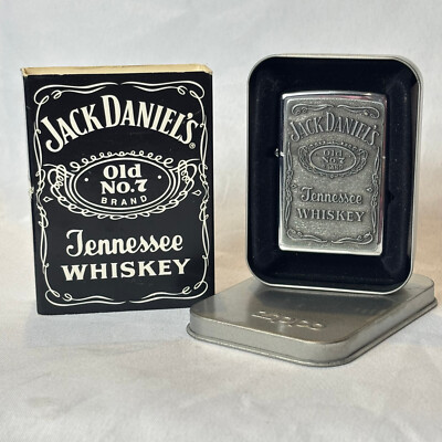 2005 Zippo Lighter Jack Daniel's Tennessee Whiskey #7 Brand Bradford PA USA