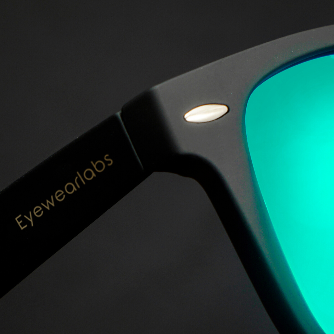 Eyewearlabs Polarized Atom Green Square Men Sunglasses