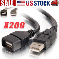 High-Speed USB-USB Extension Cable USB 2.0 Adapter Extender Cord Male/Female LOT