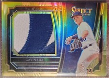 Gavin Lux 2020 Select Gold Jumbo Rookie Patch #07/10! #2 Prospect In Baseball!🔥