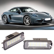 2x LED Kennzeichenleuchte Porsche 718 Cayman 982 Wagennummer leuchte
