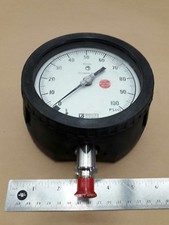 Weksler AA442 Royal Pressure Gauge 4-1/2"  0-100 Psi  GR2-16-3S 1/4" NPT