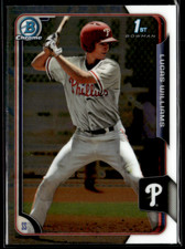 2015 Bowman Draft Chrome #56 Lucas Williams Phillies 1st Bowman Prospect RC