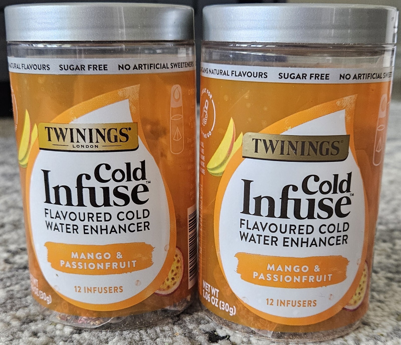 Potenciador de agua fría Twinings Cold Infuse mango y maracuyá - 12 bolsas (paquete de 2)