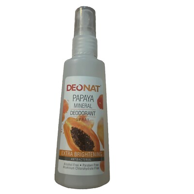 Deonat Mineral Deodorant Underarm Spray 100ml (Papaya)