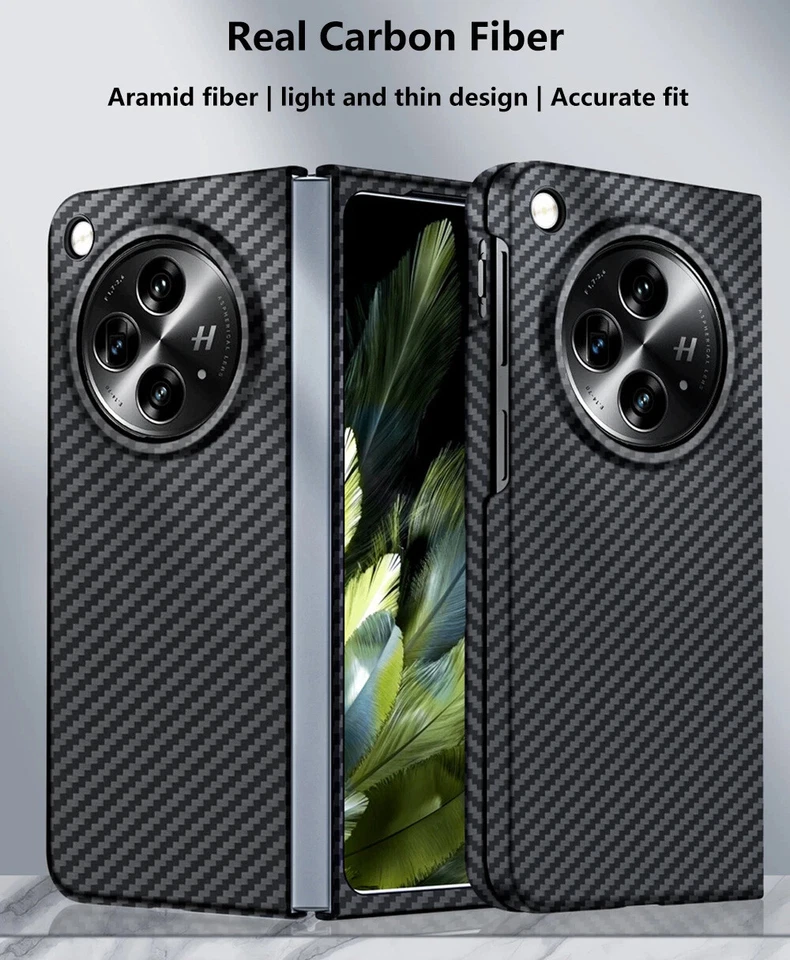 Original Carbon Fiber Case for OnePlus OPEN OPPO Find N3 Matte Ultra Thin Cover - Image 4 of 4