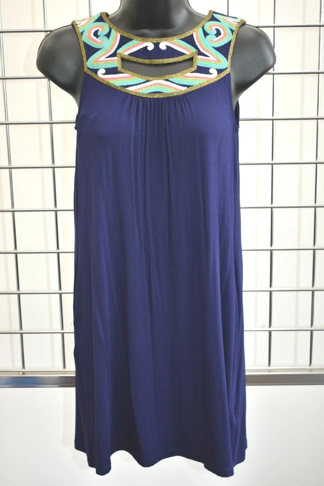Nicole Miller Dark Blue Teen Girls Fancy Dress Size 12 On Sale - Image 4 of 4