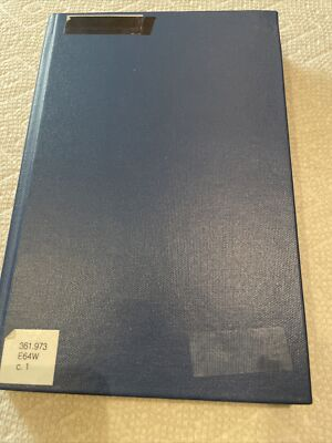 #ad Welfare in America by William M. Epstein 1997 Hardcover $25.00