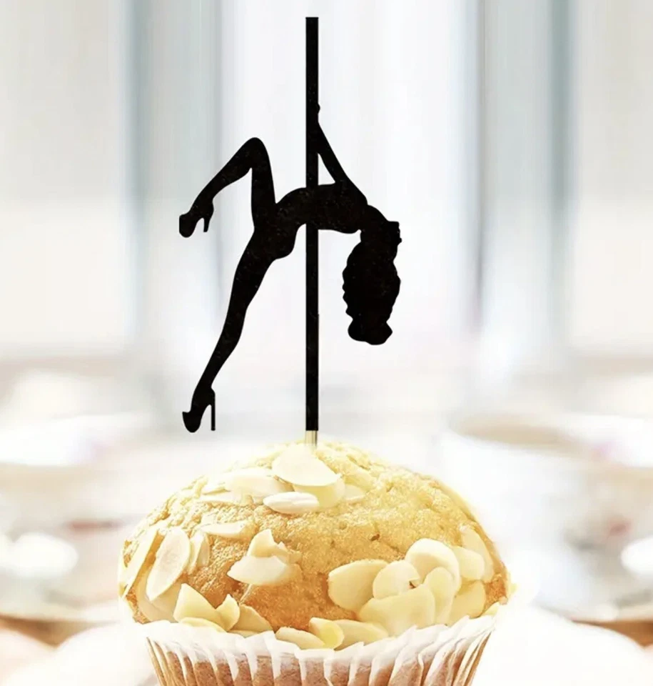 Украшение для двухсторонних танцоров на шесте силуэты для украшения тортов - Изображение 3 из 3