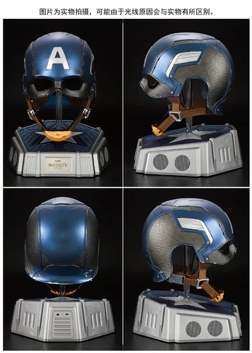 US!!! Killerbody Captain America 1:1 Wearable Helmet Mask Bluetooth Speaker Base - Picture 7 of 19