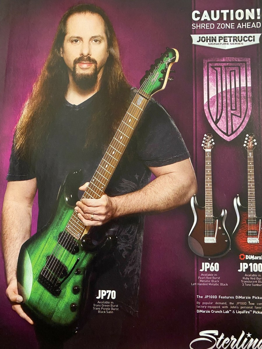 John Petrucci, Dream Theater, Sterling Guitars, Full Page