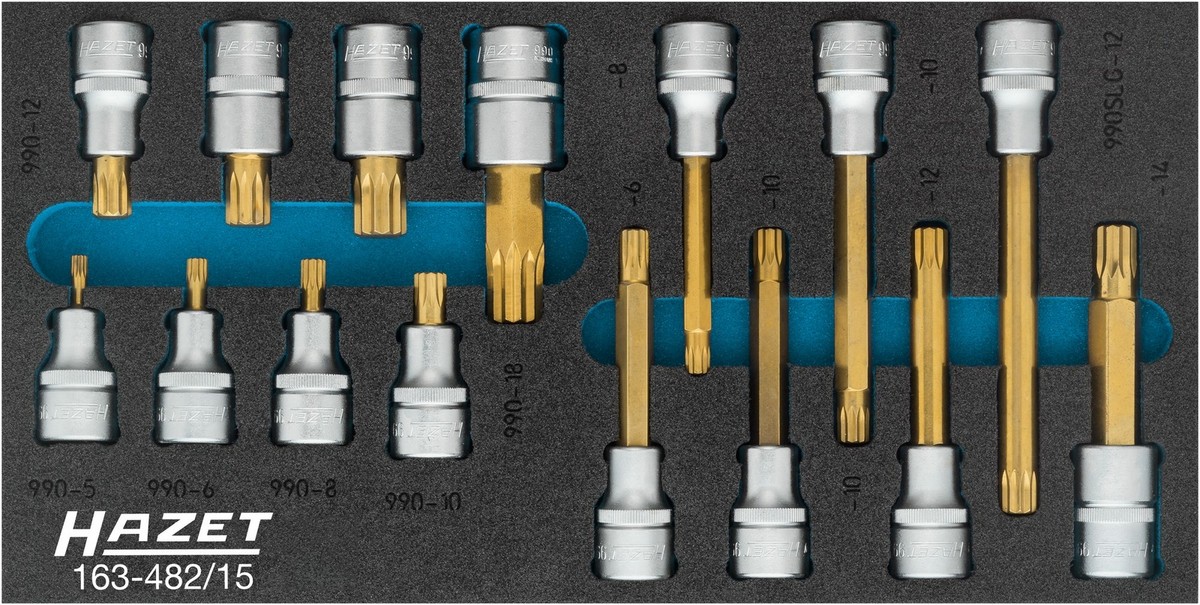 HAZET XZN Screwdriver Socket Set, font face=