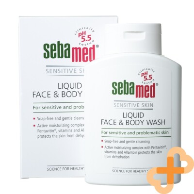 SEBAMED SENSITIVE SKIN Waschgel für Gesicht & Körper, Ohne Seife, 200 ml