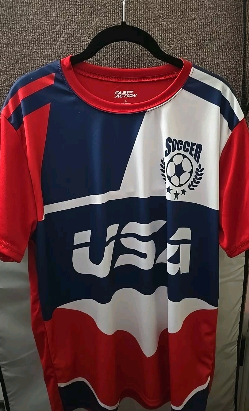 Soccer USA Jersey, Size Large