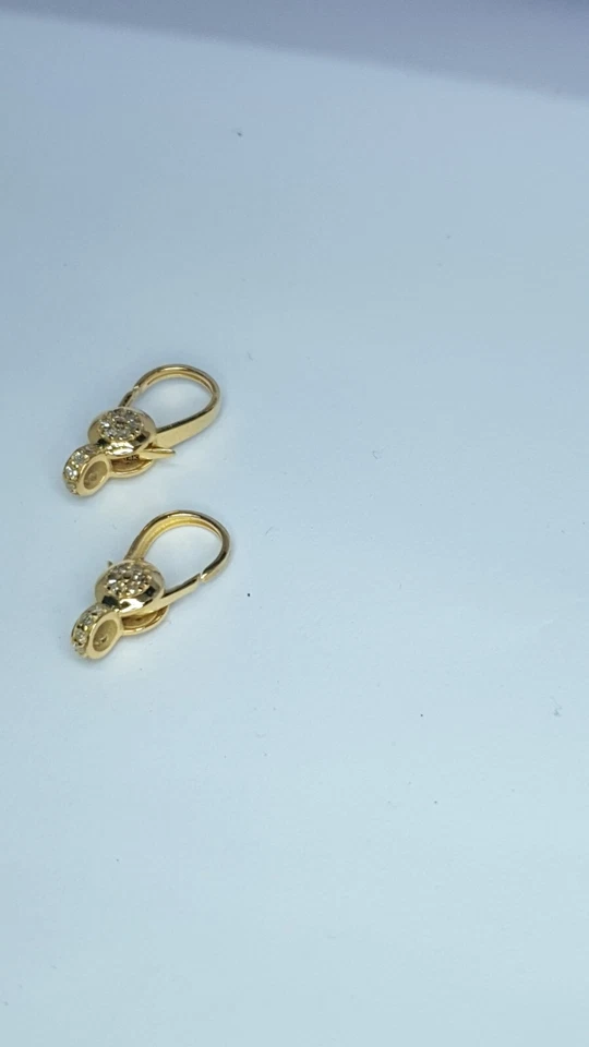 Cierre de langosta diamante oro macizo 14K hecho a mano joyería cerradura accesorios hallazgos. Foto 2 de 4